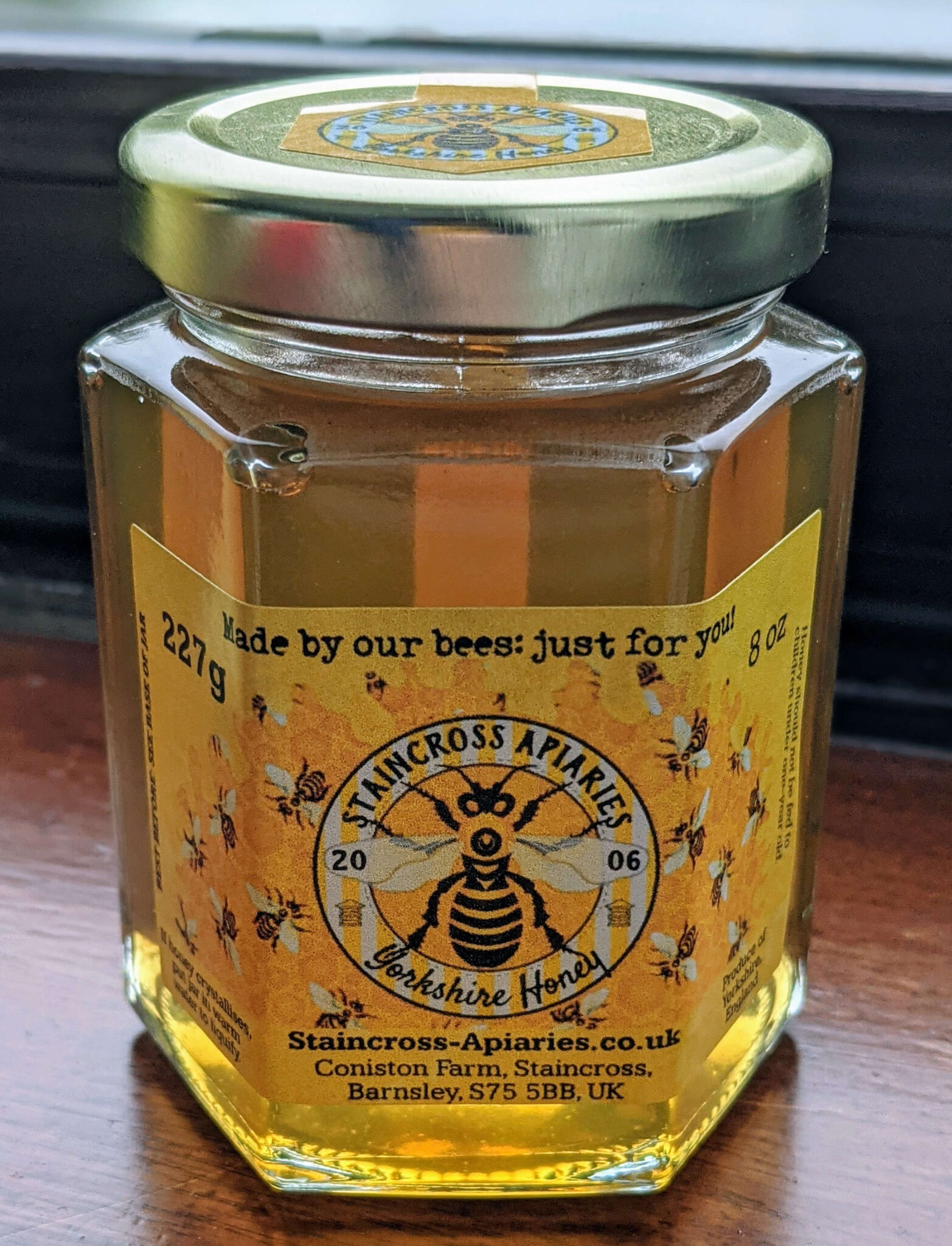 8oz Runny Honey Staincross Apiaries