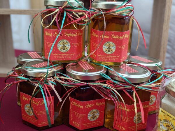 Christmas Spice Infused Honey