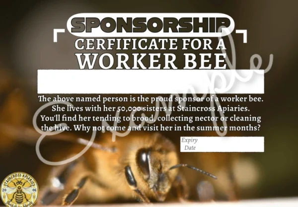 sponsor a worker bee